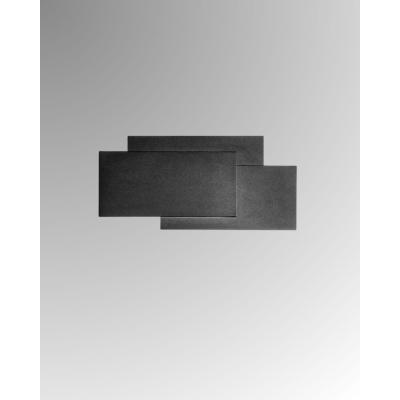 APPLIQUE ALLUMINIO COLORE NERO